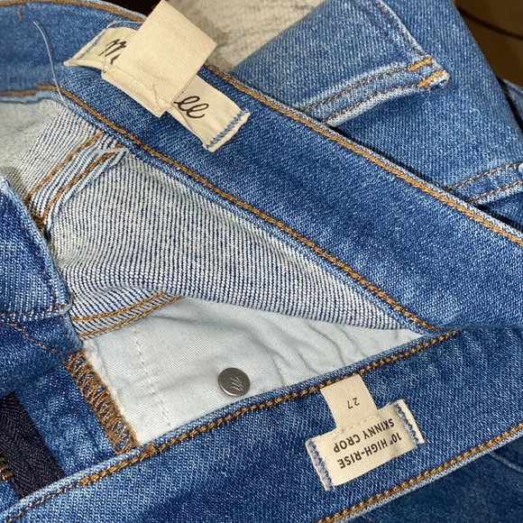 Madewell 10" High-Rise Skinny Crop Jeans - Picture 10 of 10